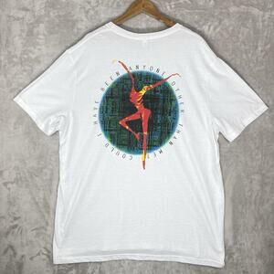 Dave Mathews Band Tour Concert Band Tee Mens 3XL White T-shirt Y2K Music Rock